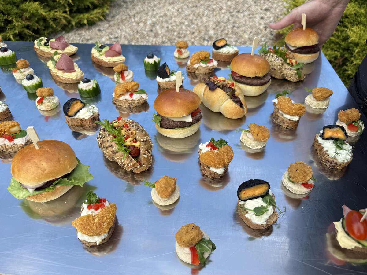 Miniburgery a kanapky z Areálu Setina